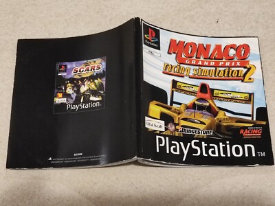 Monaco Grand Prix Racing Simulation 2 - Notice Originale Sony PS1 PAL Française