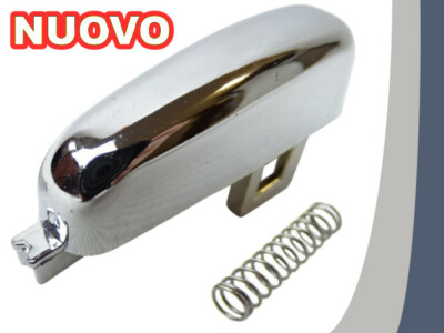 Manopola Freno A Mano Metallica Per Opel Mokka/Crossland - Cromata, Con Molla, Sostituzione Originale