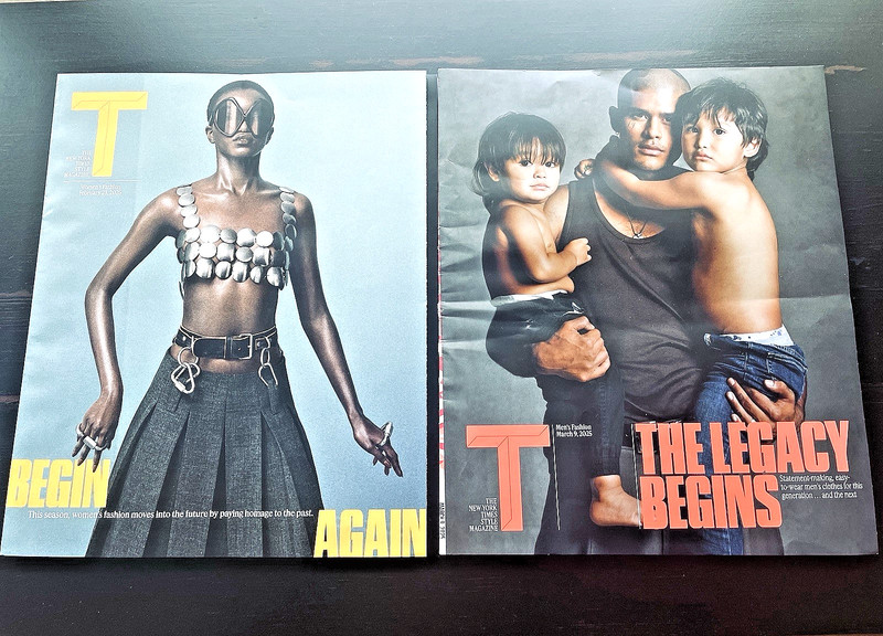 T: The New York Times Style Magazines TWO 2/23/25 Womens & 3/9/25 Mens Fashion!!