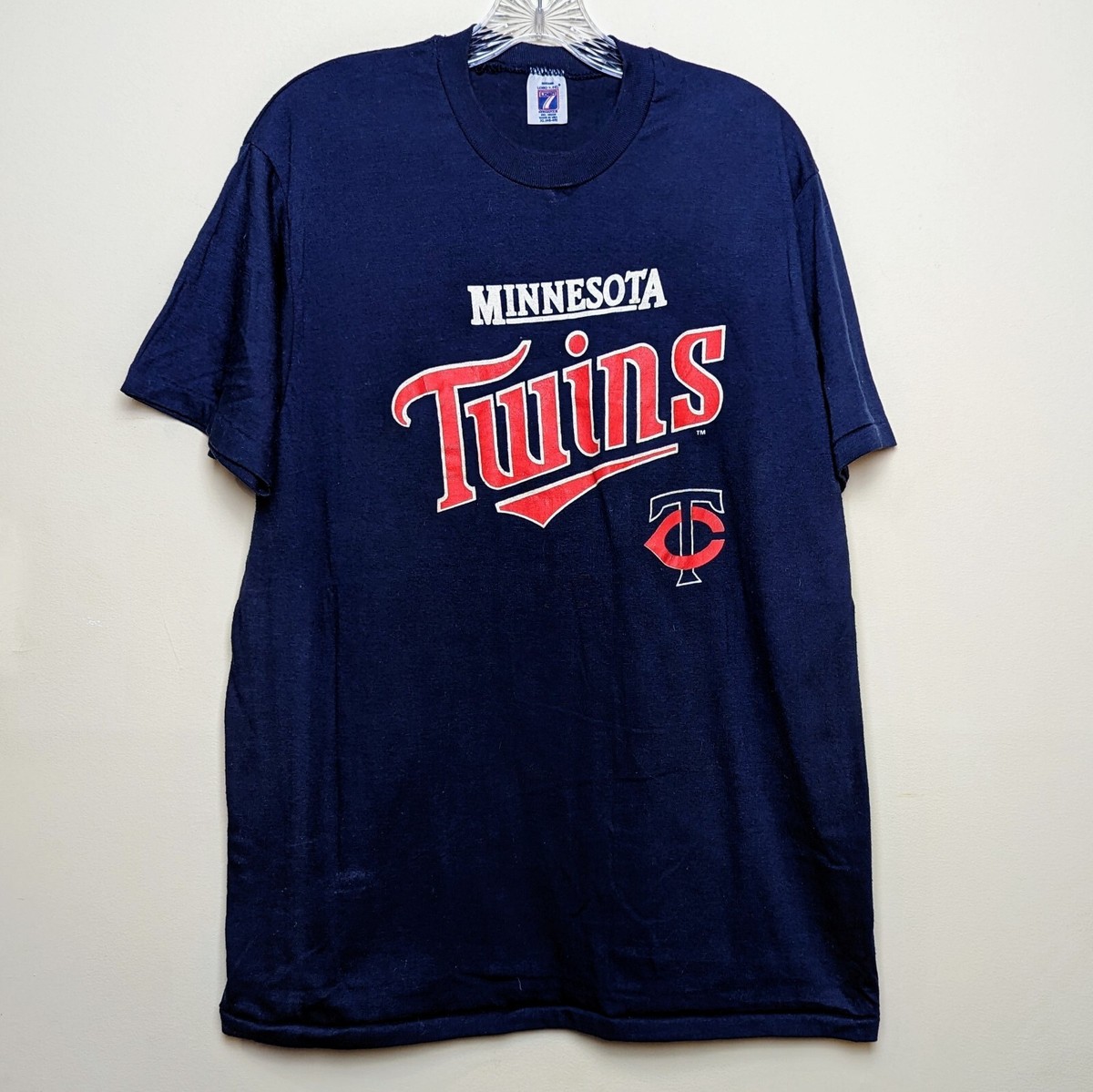 Minnesota Twins MLB Baseball Single Stitch USA Logo 7 Vintage 80s