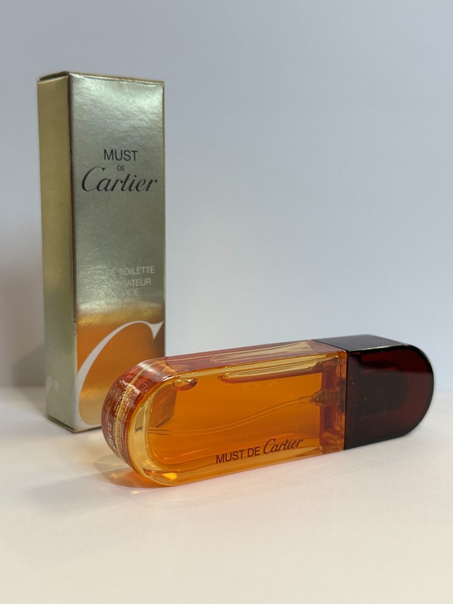 VINTAGE* Must de Cartier 15ml/0.5 oz Eau de Toilette spray | eBay