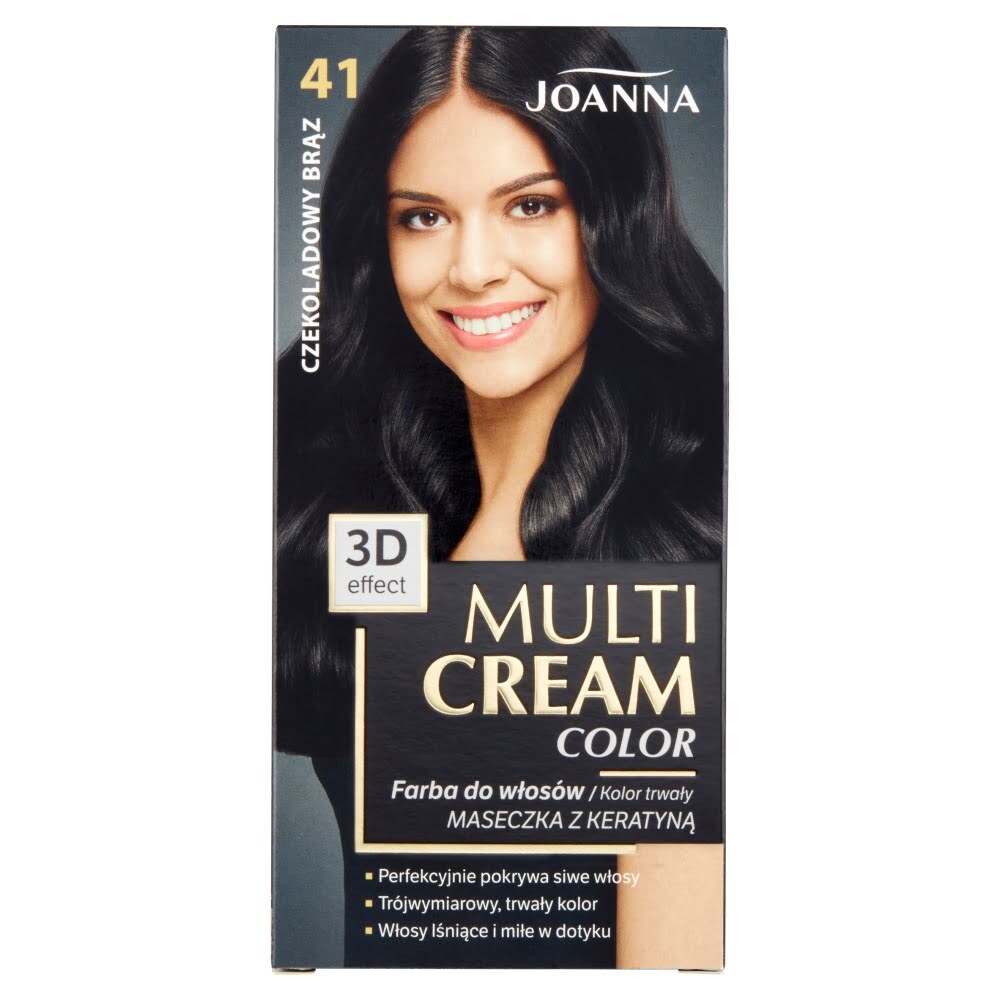 5901018013301 Joanna Multi Cream Color farba do wosów 41 Czekoladowy Brz (P1)