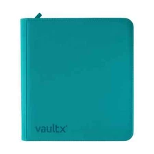 Vault X Ocean Blue 12-Pocket Exo-Tec Zip Binder - 480 Cards - New