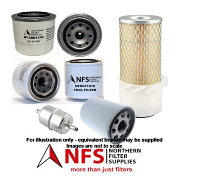 Kit De Filtres (huile, Essence, Hydraulique, Air) Pour Tracteur/engin Kubota KH41 - Marque Générique Nfs, Neuf