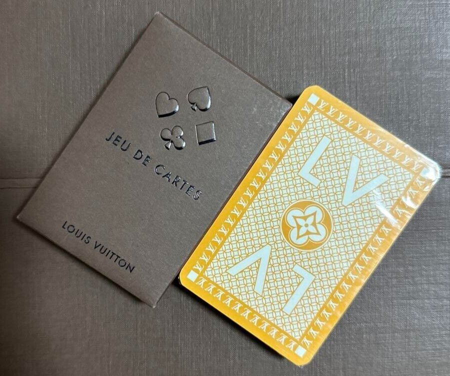 LOUIS VUITTON Playing Cards Monogram VIP gift novelty Free
