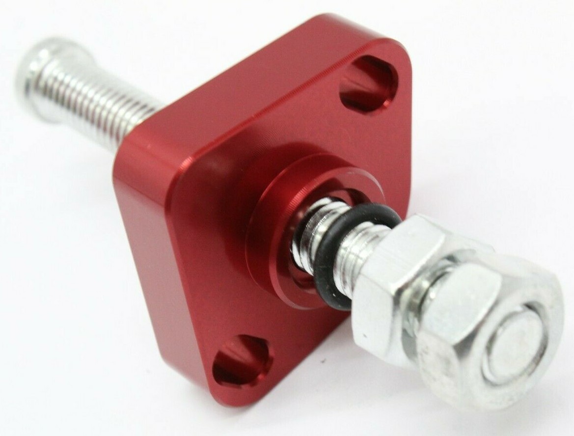 Manual Cam Chain Tensioner For Honda CBR600F/F1/F2 - CNC Billet Red Anodized