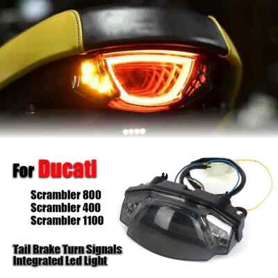 LED Rear Tailgate Light Black Smoked Taillight Ducati Scrambler