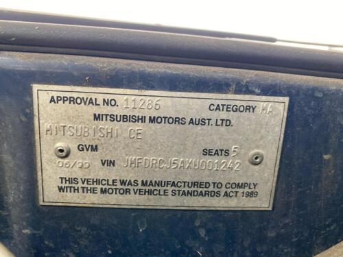 MITSUBISHI LANCER CE 07/1996-06/2002 ENGINE ECU ONLY 1.8 4G93 SEDAN/2DR MD360479 - Picture 8 of 12