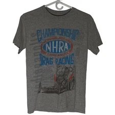 NHRA National Hot Rod Association Red White & Blue Drag Racing Small Men T Shirt
