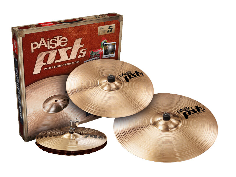 Paiste PST5 Rock Cymbal Set PST5NBS3ROC