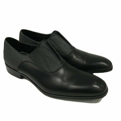 Salvatore Ferragamo Rain Lux Black Leather Oxfords Shoes Cap  display picture 3