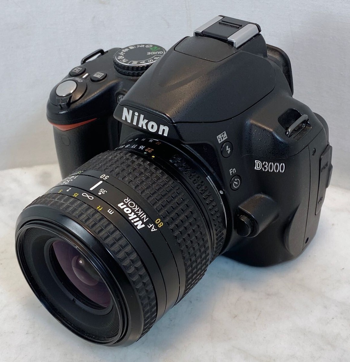 NIKON D3000 Digital Camera + NIKKOR 35-80mm f4 Zoom Lens | eBay