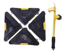 Labor-saving Handling Base Tool Rust-resistant and Durable Universal Pulleys