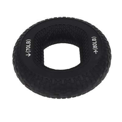 Hand Grip Strengthener Soft Silicone Black 70 Bis 80LB Tragbarer Reifen Textur