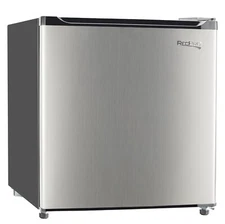 RecPro RV 1.7 Cu. Ft. Refrigerator | Stainless Steel | No Freezer Included