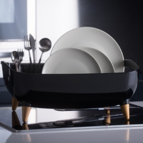 OPEN BOX, Nineware Kitchen Counter Wide Dish Drying Rack over the Sink - Picture 5 of 10
