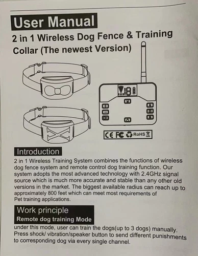 Wireless Invisible Dog Fence Electric Boundary Pet Containment Collar System - Picture 6 of 16