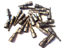 25 MAGNETIC NUT SETTERS HEX SHANK 1/2" DRIVER #NS12 NUTSETTER WHOLESALE LOT