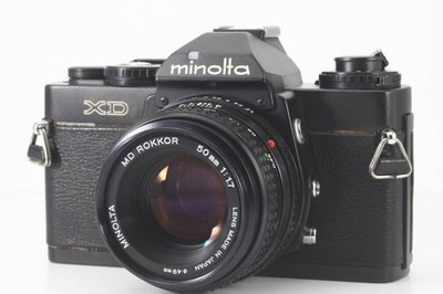 Minolta XD MD ROKKOR 50mm F1.7 Lens Set Fully Functional, All Functions Working