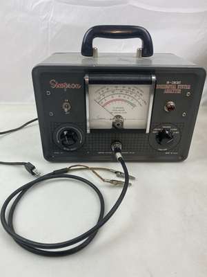 #ad Vintage Simpson 382 TV Horizontal System Analyzer Capacitor Tester w Box $149.99