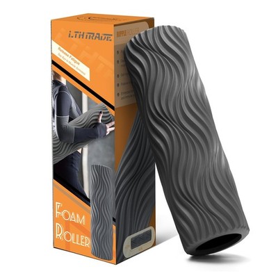 LTHTRADE Foam Roller, Deep Tissue Massage Muscle Roller Back 15 Inch, Grey 
