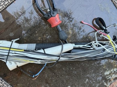 2019 Cabrinha Overdrive 1X Modular Control Bar 52-60cm AND Leash
