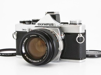 OLYMPUS OM-2N 35mm SLR Film Camera G.ZUIKO AUTO-S 50mm f/1.4 Lens JAPAN [Exc+3]