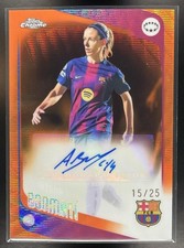 WOMEN'S AITANA BONMATI Chrome UCL 2025 Orange Wave /25 Auto