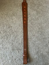 “SAVAGE” Custom Leather Rifle Sling Hand Tooled And Made in the USA 🇺🇸
