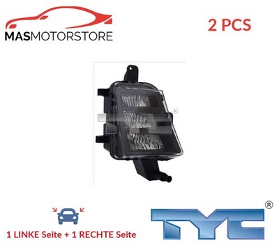 NEBELSCHEINWERFER PAAR SET TYC 19-15316-00-2 2PCS P NEU OE QUALITÄT