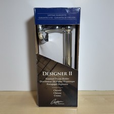 Gatco Chrome Designer II Standard Tissue Toilet Paper Holder Wall Mount 5072