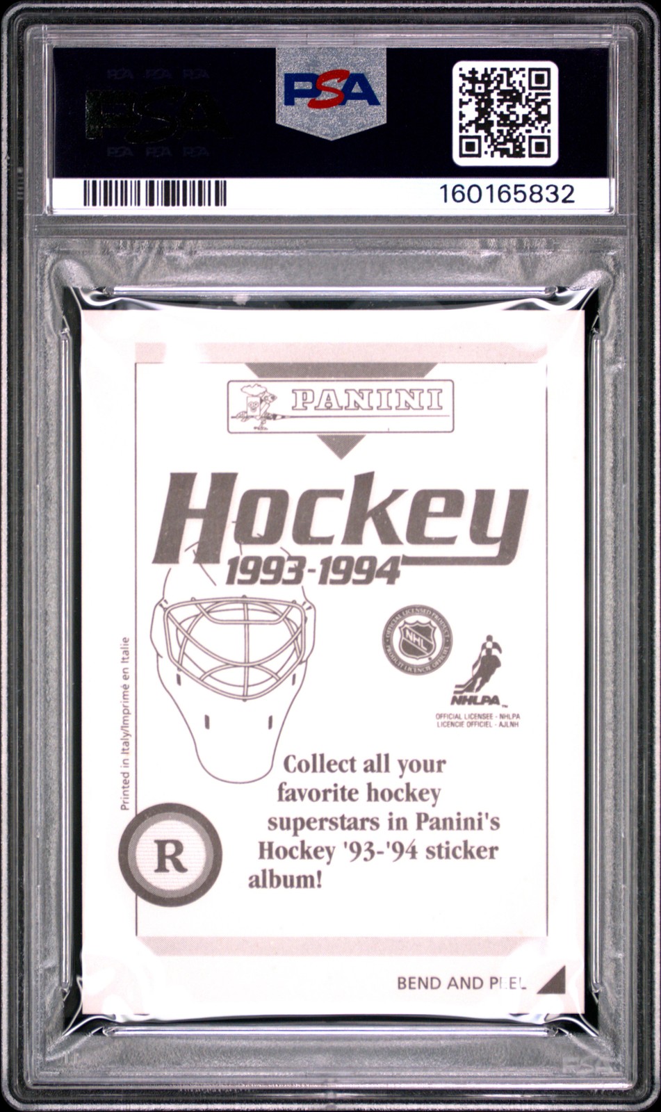 1993 PANINI STICKERS #R WAYNE GRETZKY PSA 9 view 2