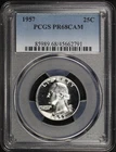 1957 Washington Quarter PCGS PR-68 CAM