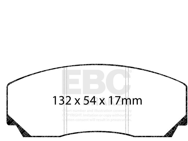 Lotus Esprit 1999-2004 FRONT Brake pad