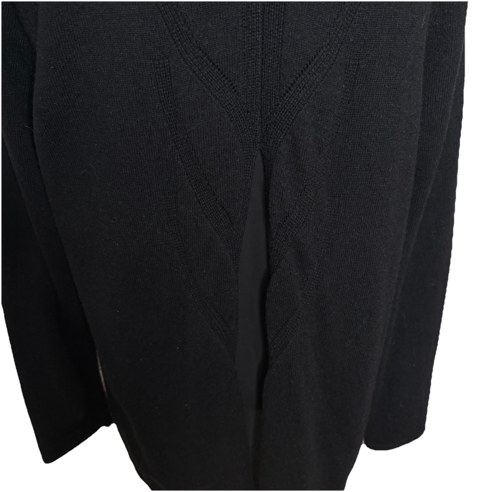 Soft Surroundings Black  Split Back Sheer Panel S… - image 3