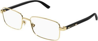 Gucci GG 1586 O-004 Gold / Transparent Black 004 Size 59 Eyeglasses