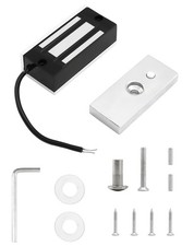 QWORK Electric Magnetic Lock, 60kg 130LBs Holding Force Magnetic...