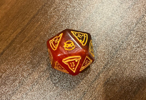 MTG - TMNT - Overszed D20 Pizza spindown life counter