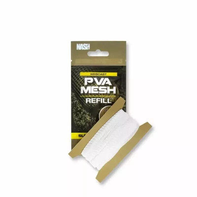 Nash Webcast Ultra Weave PVA Mesh | Refil | Super Narrow | T8669 | Carp Fishing 