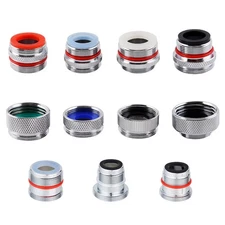 iFealClear 11 PCS Brass Faucet Adapter Kit, Kitchen Sink Aerator Adapters Fit...