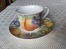 Villeroy & Boch Gallo Frutteto Bone China Teetasse und Untertasse - 3 für 2 ANGEBOT