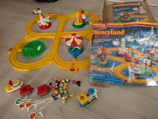 Vintage 1986 Playmates Disneyland Play Set Train Mickey Mouse 
