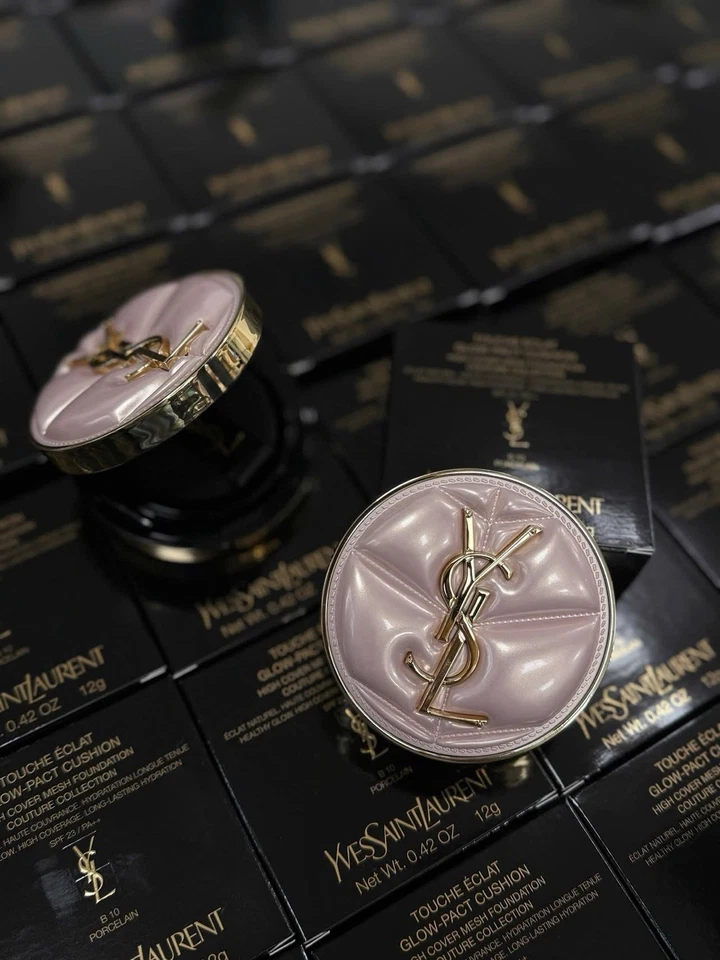 [PRE-ORDER] YSL Touche Eclat Puffer Cushion Limited Edition GLOW B10 / B20 PINK - Image 2 of 4