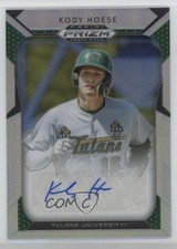 2019 Panini Prizm Draft Picks Auto Kody Hoese #64 Auto 10no
