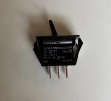Carling Red Illuminated Toggle Switch 10A 250VAC 15A 125VAC 3/4HP