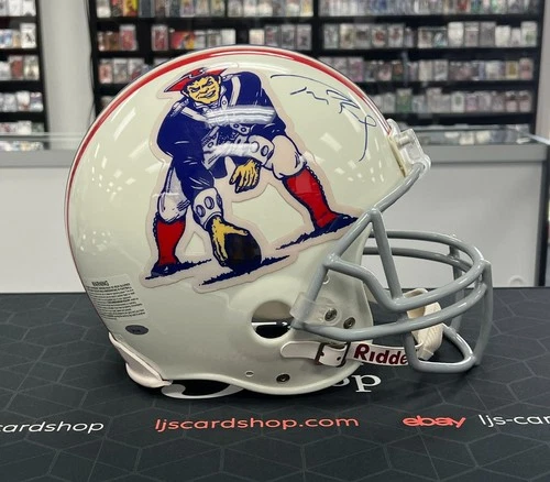 Tom Brady Signed Full Size Authentic Patriots Throwback Helmet Tristar COA B1
