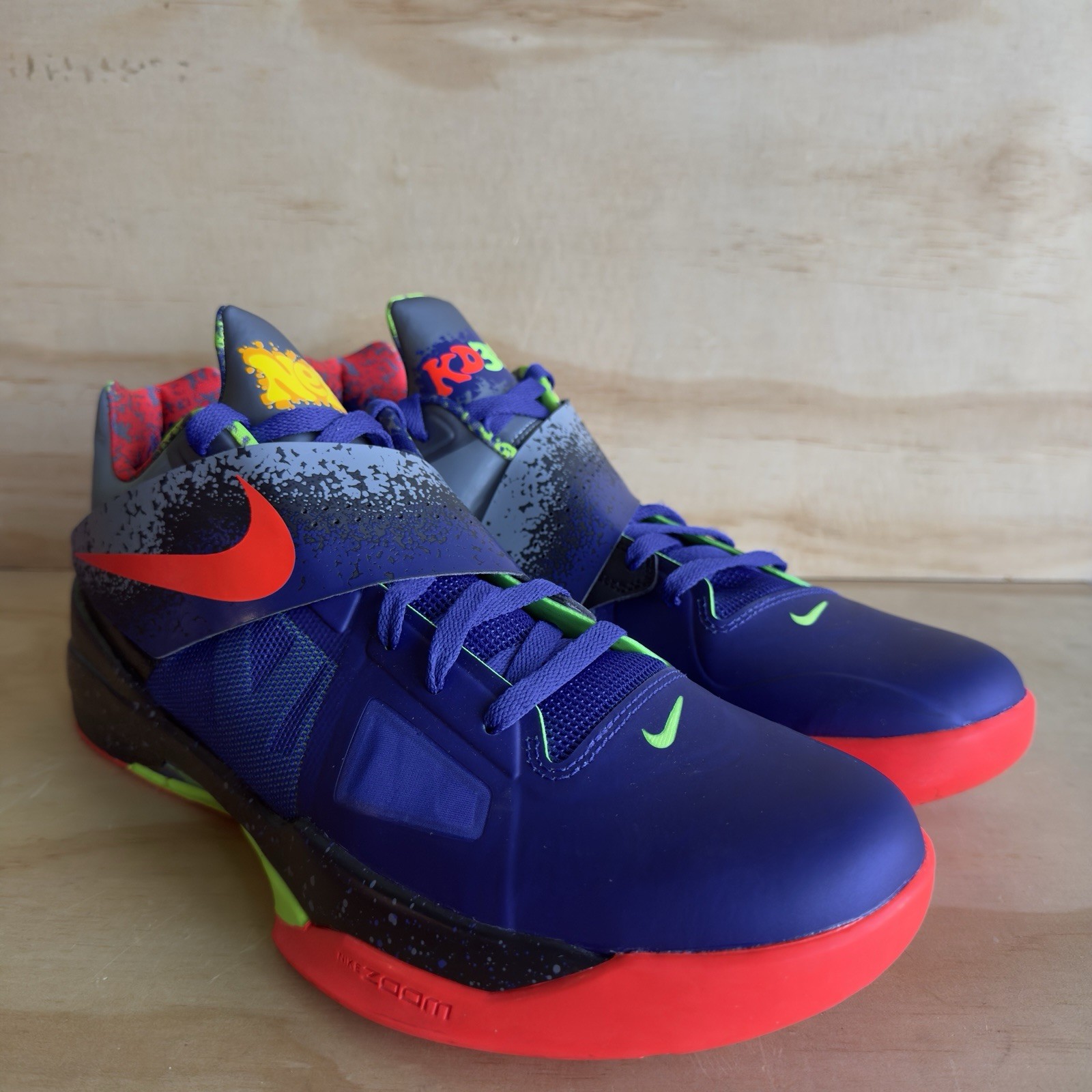 Nike KD 4 NERF 2024 Size 13 Mens Concord Bright Crimson Blac