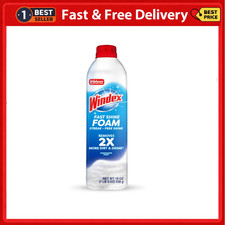 Windex Fast Shine Foam Glass Cleaner, No-Drip Aerosol Cleaning Spray, 19 Oz. 0.21 per fl oz
