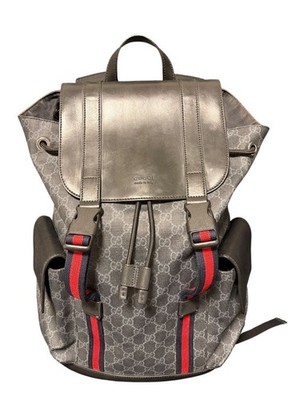GUCCI GG Supreme 495563 Backpack Rucksack Schwarz