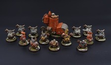 Games Workshop Blood Bowl Dwarf Team Pro Painted x 14, Unique Deathroller!